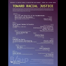 Toward Racial justice poster. 